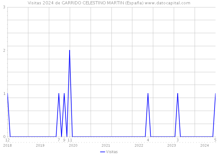 Visitas 2024 de GARRIDO CELESTINO MARTIN (España) 