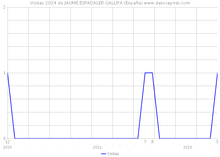 Visitas 2024 de JAUME ESPADALER GALLIFA (España) 