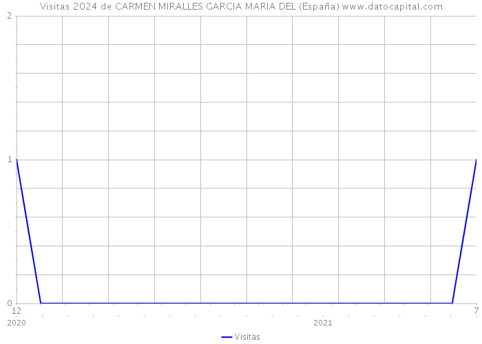 Visitas 2024 de CARMEN MIRALLES GARCIA MARIA DEL (España) 