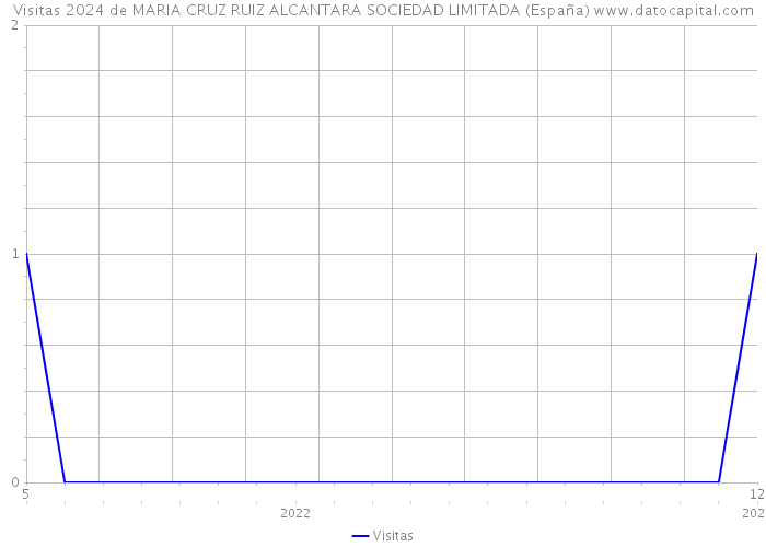 Visitas 2024 de MARIA CRUZ RUIZ ALCANTARA SOCIEDAD LIMITADA (España) 