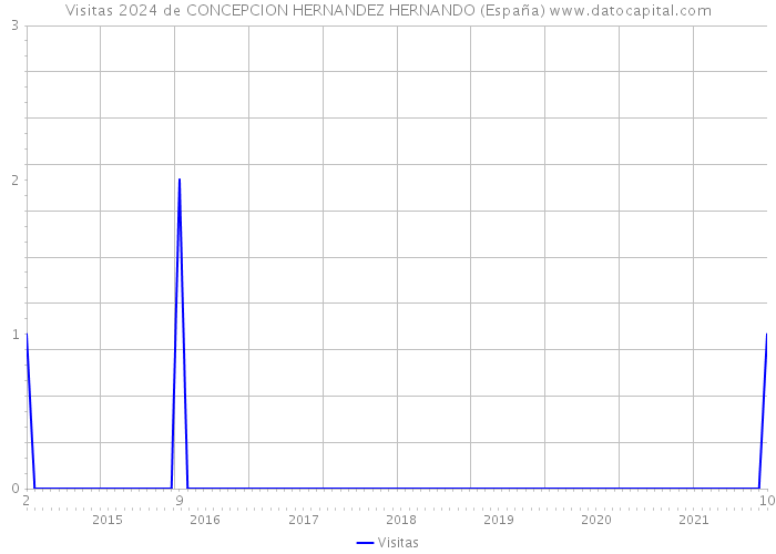 Visitas 2024 de CONCEPCION HERNANDEZ HERNANDO (España) 