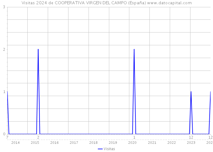 Visitas 2024 de COOPERATIVA VIRGEN DEL CAMPO (España) 