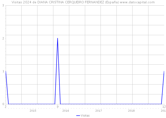 Visitas 2024 de DIANA CRISTINA CERQUEIRO FERNANDEZ (España) 