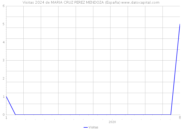 Visitas 2024 de MARIA CRUZ PEREZ MENDOZA (España) 