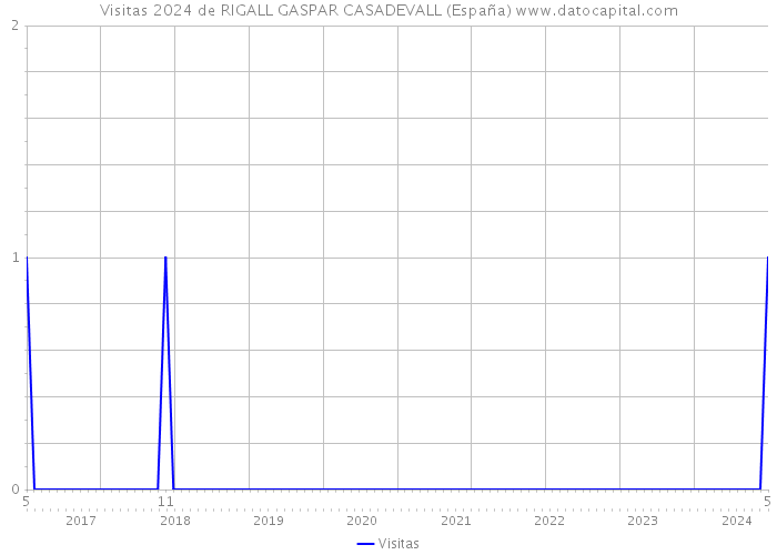 Visitas 2024 de RIGALL GASPAR CASADEVALL (España) 