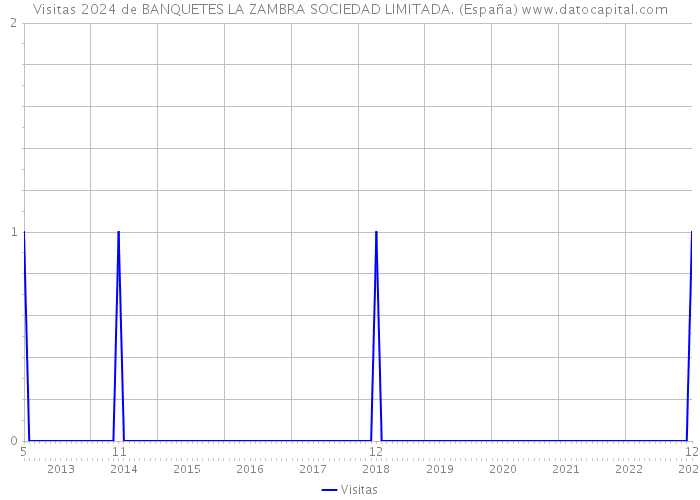 Visitas 2024 de BANQUETES LA ZAMBRA SOCIEDAD LIMITADA. (España) 