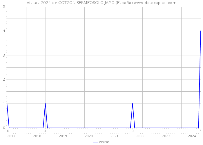 Visitas 2024 de GOTZON BERMEOSOLO JAYO (España) 