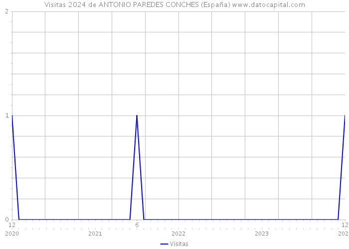 Visitas 2024 de ANTONIO PAREDES CONCHES (España) 