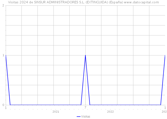 Visitas 2024 de SINSUR ADMINISTRADORES S.L. (EXTINGUIDA) (España) 