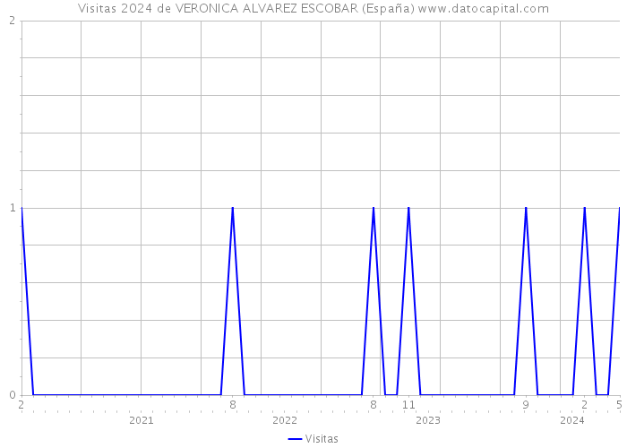 Visitas 2024 de VERONICA ALVAREZ ESCOBAR (España) 