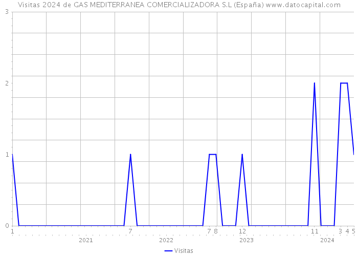 Visitas 2024 de GAS MEDITERRANEA COMERCIALIZADORA S.L (España) 