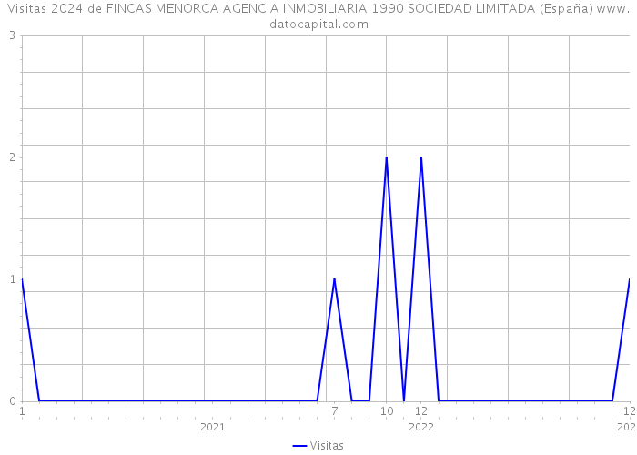 Visitas 2024 de FINCAS MENORCA AGENCIA INMOBILIARIA 1990 SOCIEDAD LIMITADA (España) 
