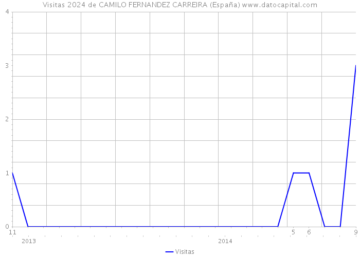 Visitas 2024 de CAMILO FERNANDEZ CARREIRA (España) 