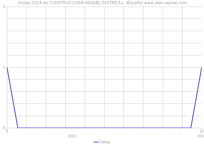 Visitas 2024 de CONSTRUCCIONS MIQUEL SASTRE S.L. (España) 