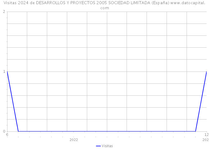 Visitas 2024 de DESARROLLOS Y PROYECTOS 2005 SOCIEDAD LIMITADA (España) 
