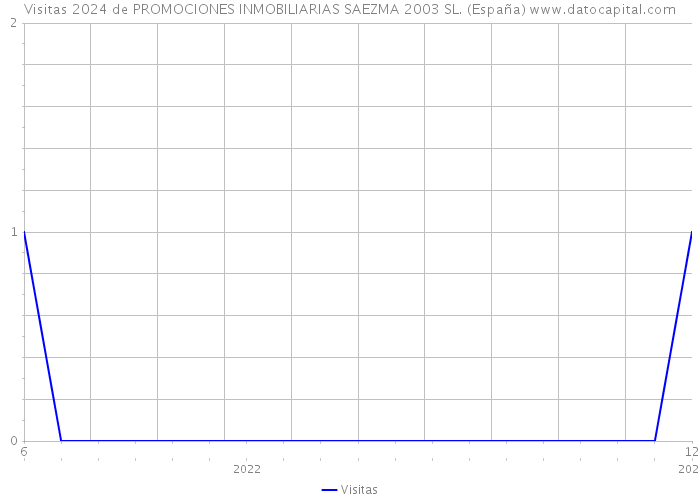 Visitas 2024 de PROMOCIONES INMOBILIARIAS SAEZMA 2003 SL. (España) 