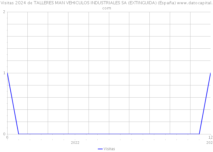 Visitas 2024 de TALLERES MAN VEHICULOS INDUSTRIALES SA (EXTINGUIDA) (España) 