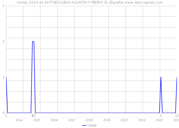Visitas 2024 de AUTOESCUELA AGUSTIN Y PEDRO SL (España) 
