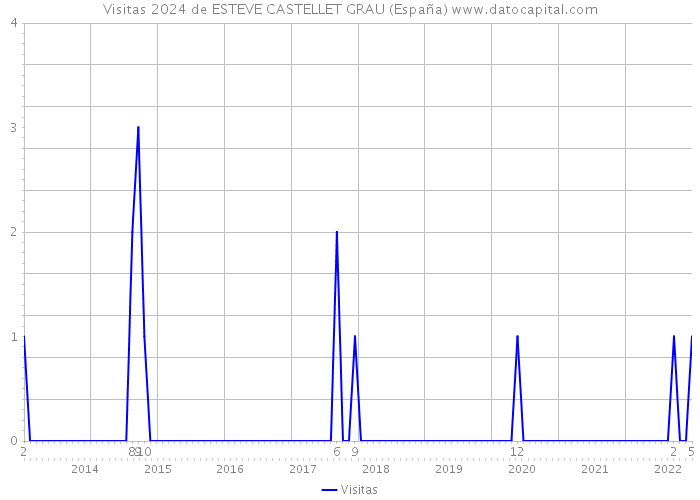 Visitas 2024 de ESTEVE CASTELLET GRAU (España) 