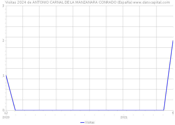 Visitas 2024 de ANTONIO CARNAL DE LA MANZANARA CONRADO (España) 