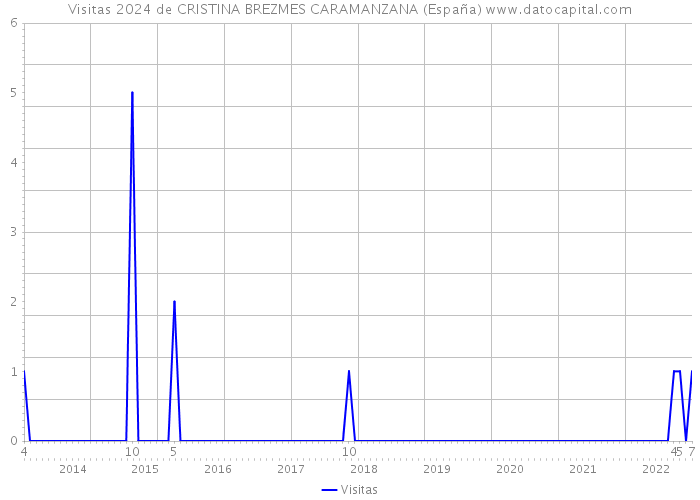 Visitas 2024 de CRISTINA BREZMES CARAMANZANA (España) 