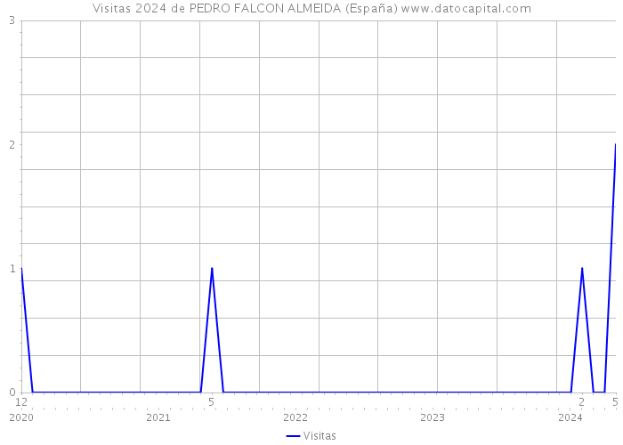 Visitas 2024 de PEDRO FALCON ALMEIDA (España) 