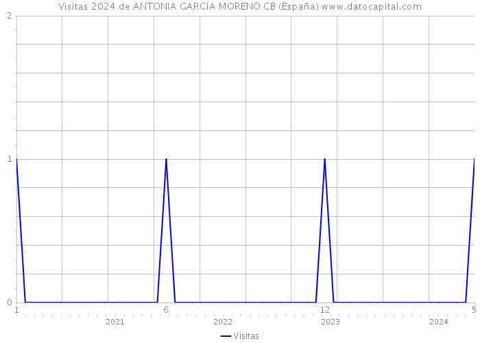 Visitas 2024 de ANTONIA GARCIA MORENO CB (España) 