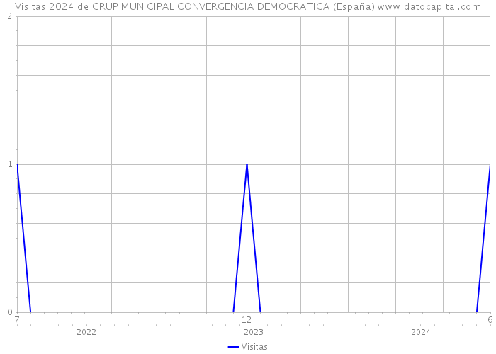 Visitas 2024 de GRUP MUNICIPAL CONVERGENCIA DEMOCRATICA (España) 
