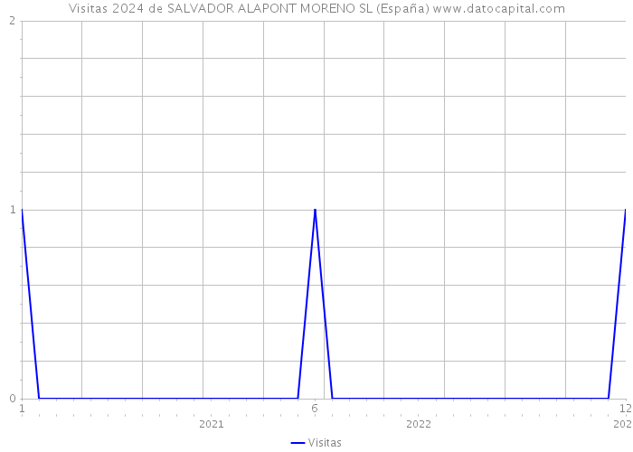 Visitas 2024 de SALVADOR ALAPONT MORENO SL (España) 