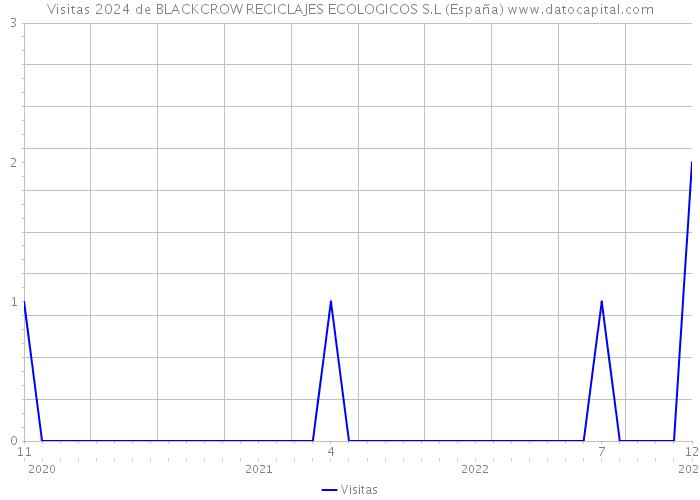 Visitas 2024 de BLACKCROW RECICLAJES ECOLOGICOS S.L (España) 