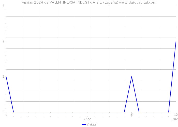 Visitas 2024 de VALENTINEXSA INDUSTRIA S.L. (España) 