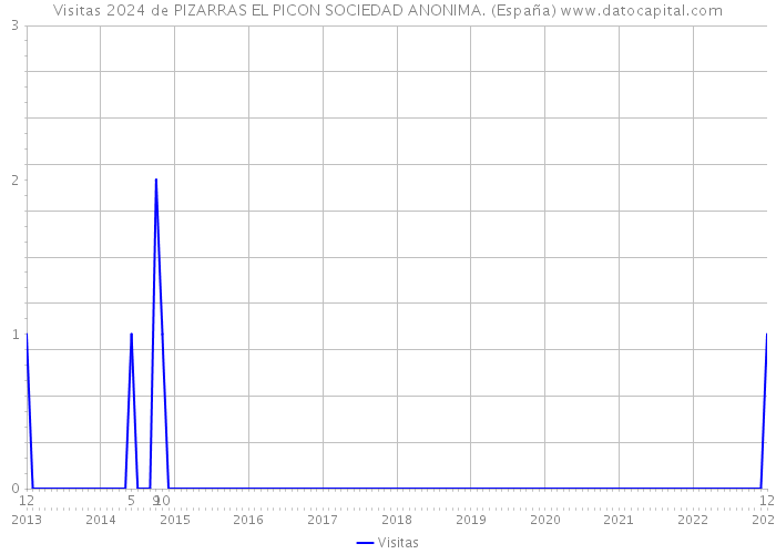 Visitas 2024 de PIZARRAS EL PICON SOCIEDAD ANONIMA. (España) 