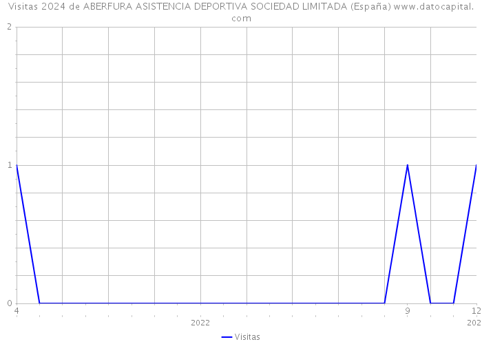 Visitas 2024 de ABERFURA ASISTENCIA DEPORTIVA SOCIEDAD LIMITADA (España) 