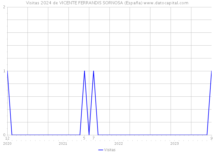 Visitas 2024 de VICENTE FERRANDIS SORNOSA (España) 