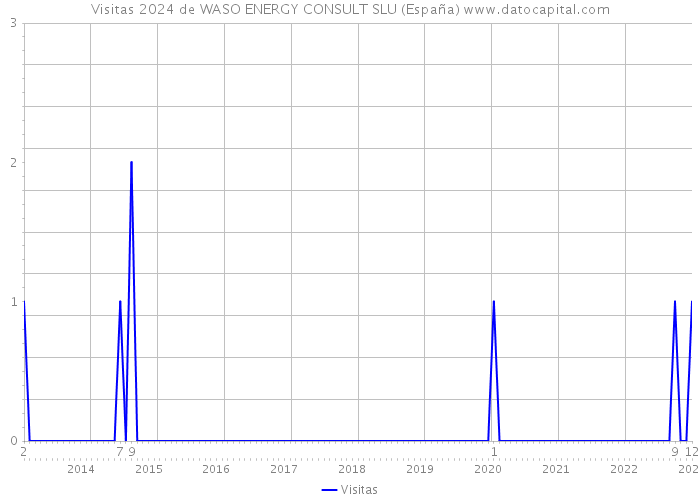 Visitas 2024 de WASO ENERGY CONSULT SLU (España) 