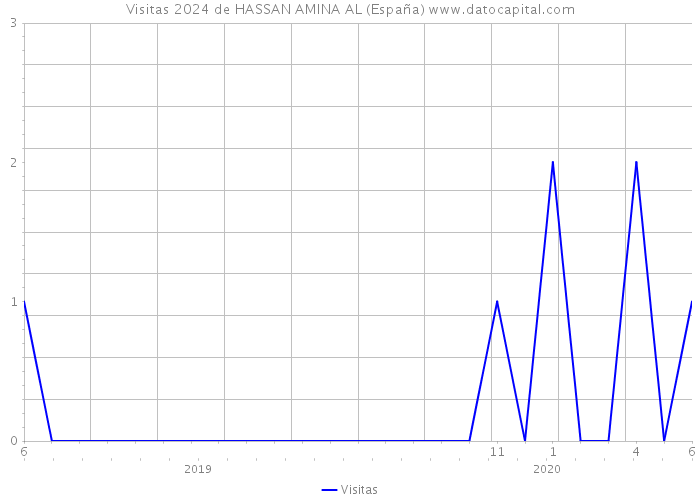 Visitas 2024 de HASSAN AMINA AL (España) 