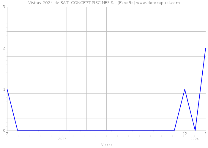 Visitas 2024 de BATI CONCEPT PISCINES S.L (España) 