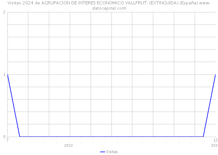 Visitas 2024 de AGRUPACION DE INTERES ECONOMICO VALLFRUT. (EXTINGUIDA) (España) 