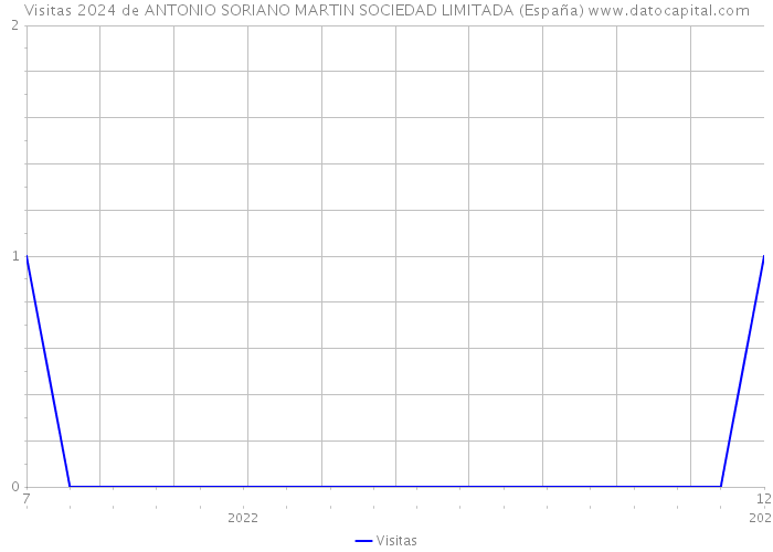 Visitas 2024 de ANTONIO SORIANO MARTIN SOCIEDAD LIMITADA (España) 