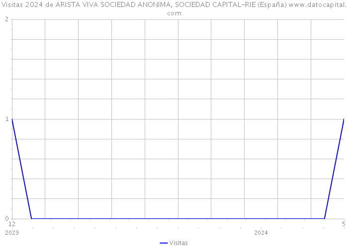 Visitas 2024 de ARISTA VIVA SOCIEDAD ANONIMA, SOCIEDAD CAPITAL-RIE (España) 