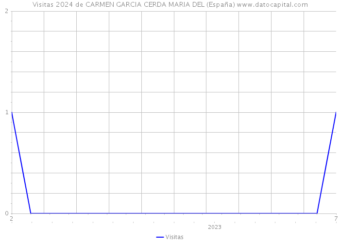Visitas 2024 de CARMEN GARCIA CERDA MARIA DEL (España) 