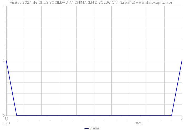 Visitas 2024 de CHUS SOCIEDAD ANONIMA (EN DISOLUCION) (España) 