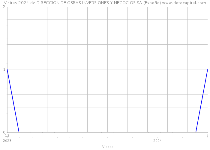 Visitas 2024 de DIRECCION DE OBRAS INVERSIONES Y NEGOCIOS SA (España) 