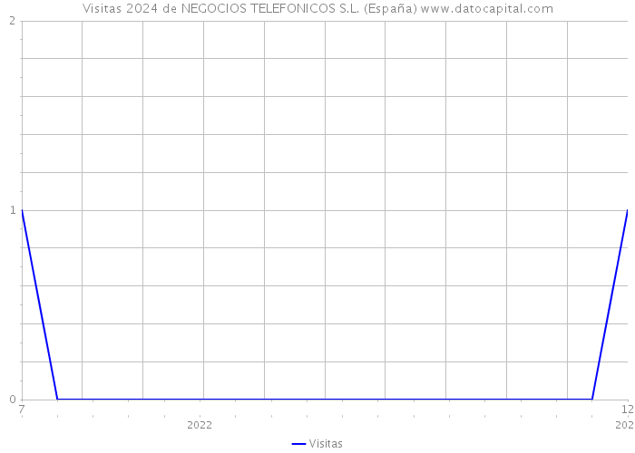 Visitas 2024 de NEGOCIOS TELEFONICOS S.L. (España) 