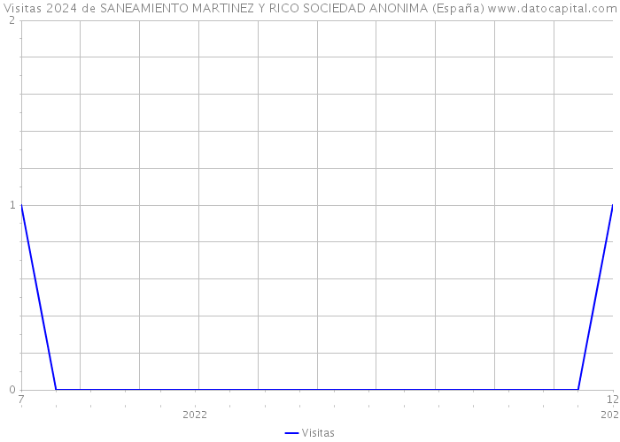 Visitas 2024 de SANEAMIENTO MARTINEZ Y RICO SOCIEDAD ANONIMA (España) 