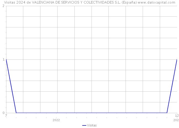 Visitas 2024 de VALENCIANA DE SERVICIOS Y COLECTIVIDADES S.L. (España) 