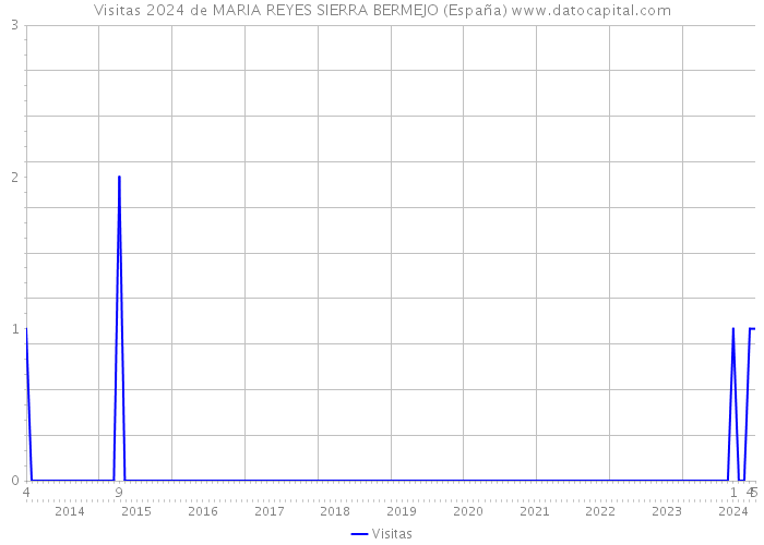 Visitas 2024 de MARIA REYES SIERRA BERMEJO (España) 