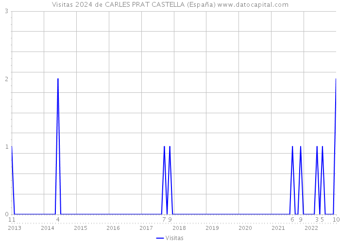 Visitas 2024 de CARLES PRAT CASTELLA (España) 
