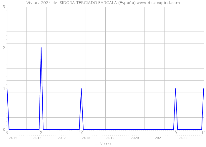 Visitas 2024 de ISIDORA TERCIADO BARCALA (España) 