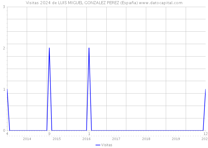 Visitas 2024 de LUIS MIGUEL GONZALEZ PEREZ (España) 